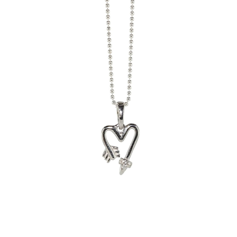 Heartemis Necklace - Silver