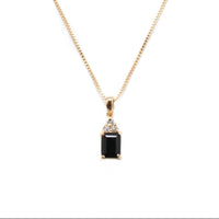 Flora Necklace - Black Onyx