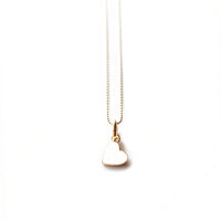 Enamelled Heart | White