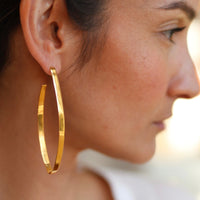 Skinny Dip Hoops | Gold