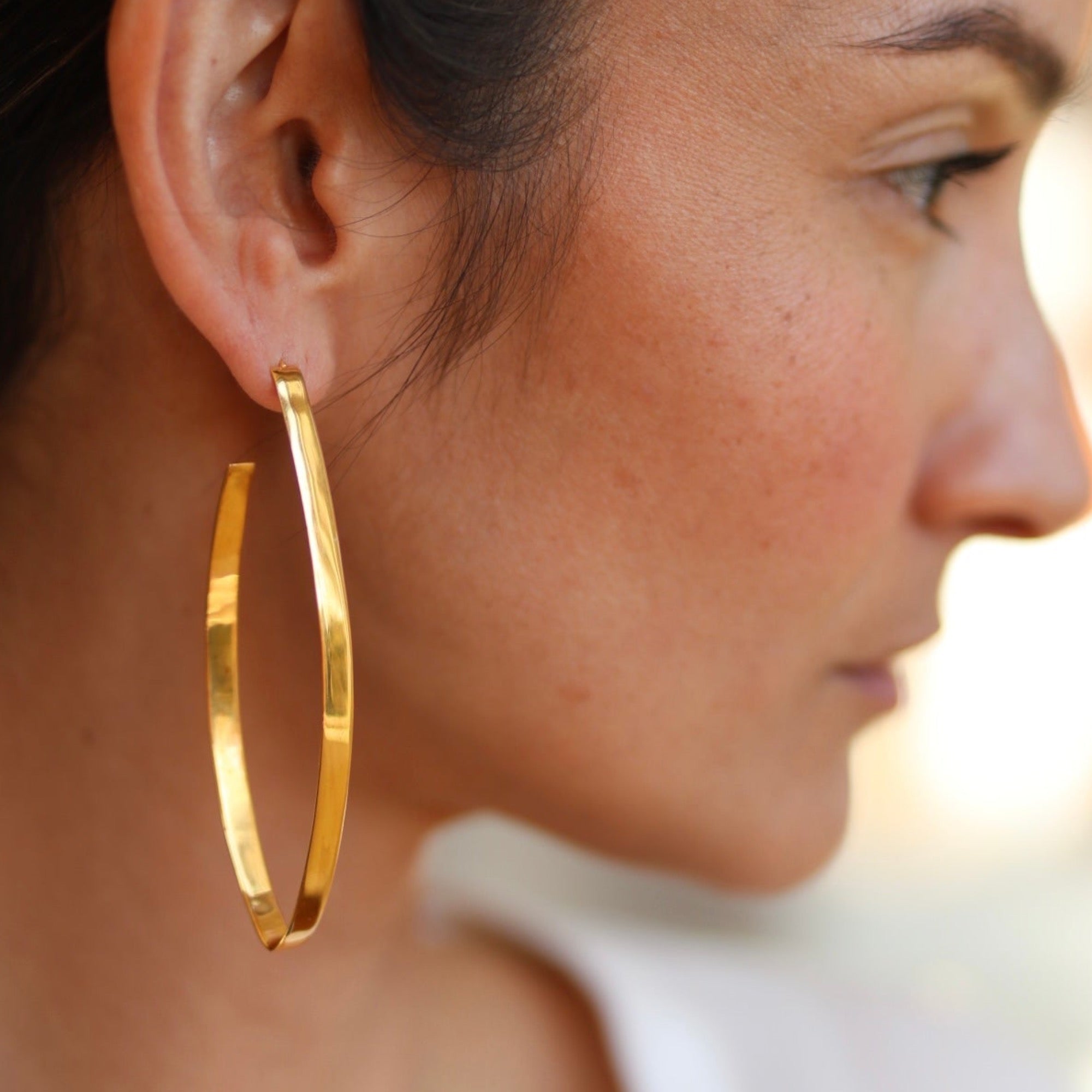 Skinny Dip Hoops | Gold