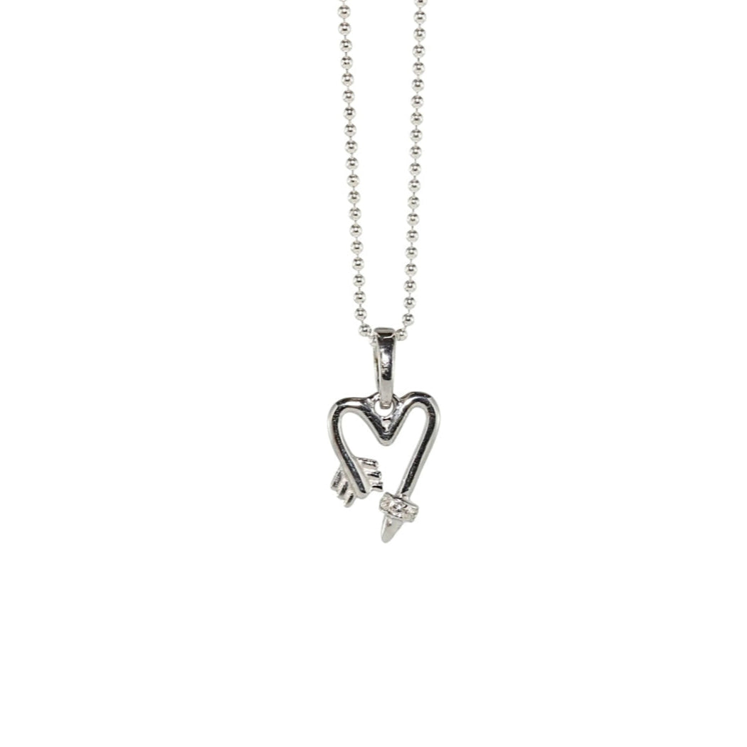 Heartemis Necklace - Silver