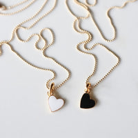 Enamelled Heart | Black
