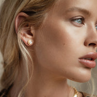 Danica Studs | Moonstone