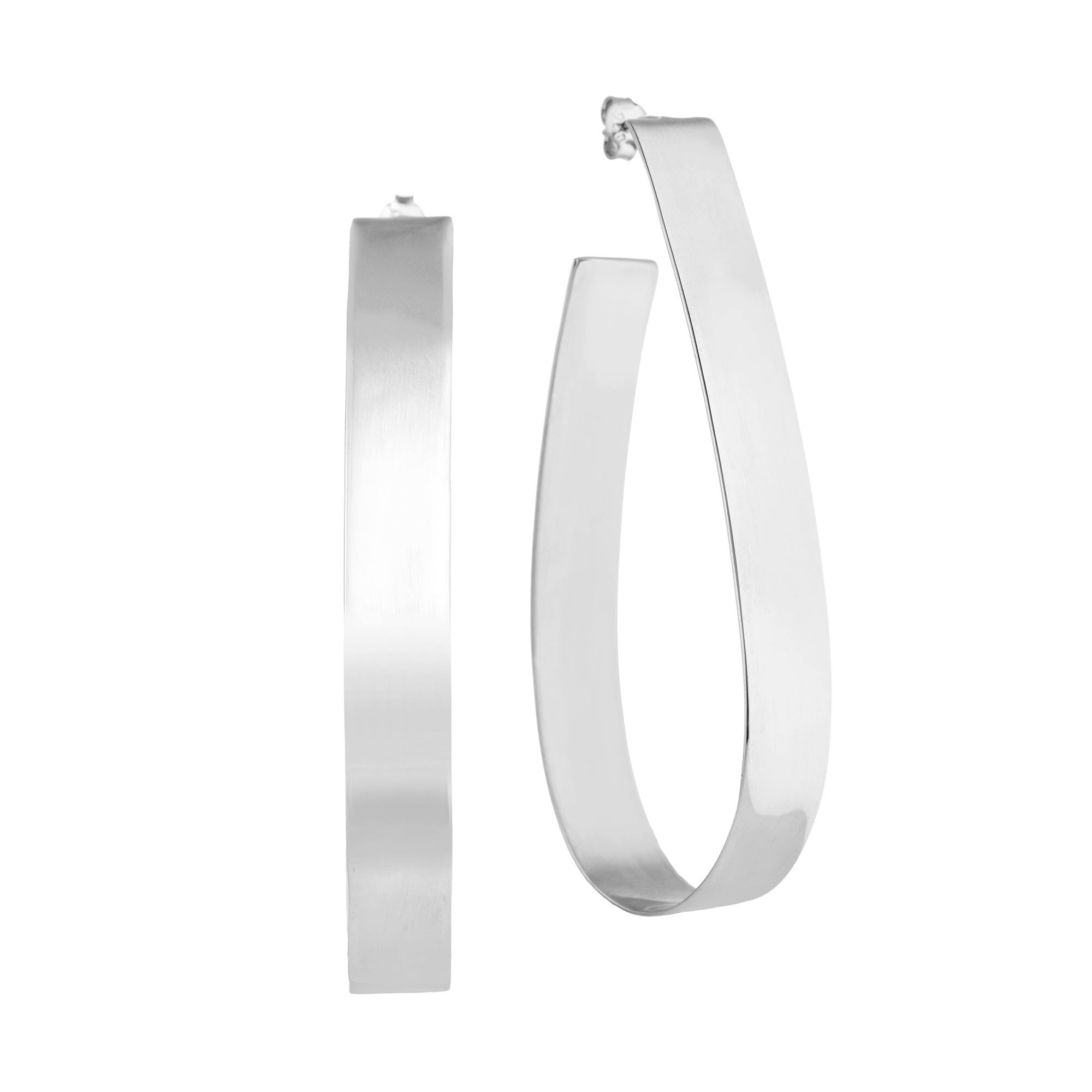 Bold Hoop Narrow | Silver