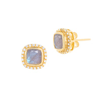 Danica Studs | Labradorite