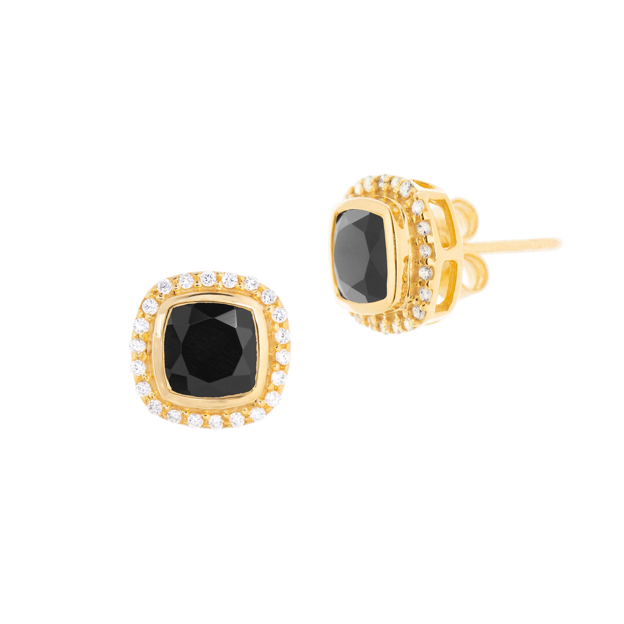 Danica Studs | Black Onyx