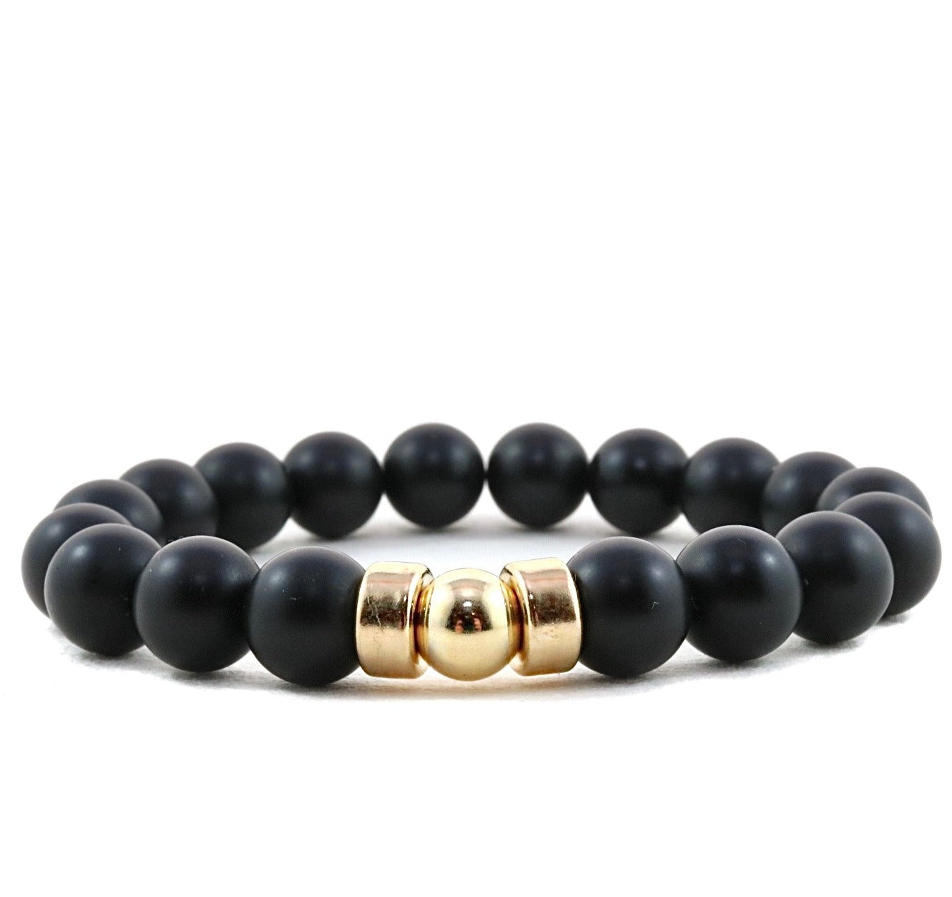 Men's Black Onyx Extra | Gold - 10mm