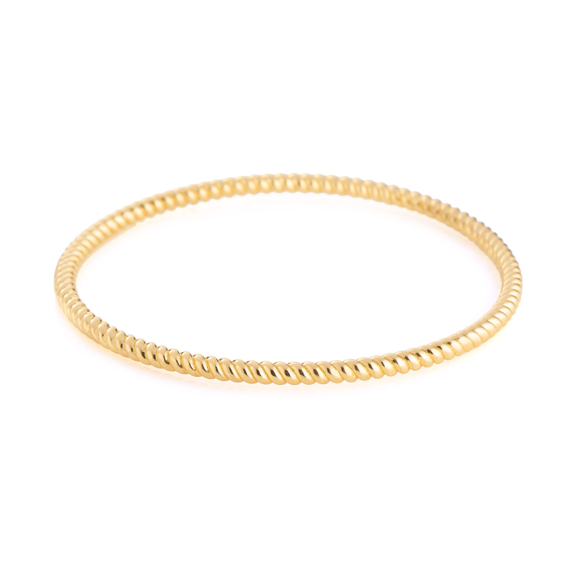 Twisted Bangle | Gold