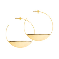 Moon Hoops | Gold