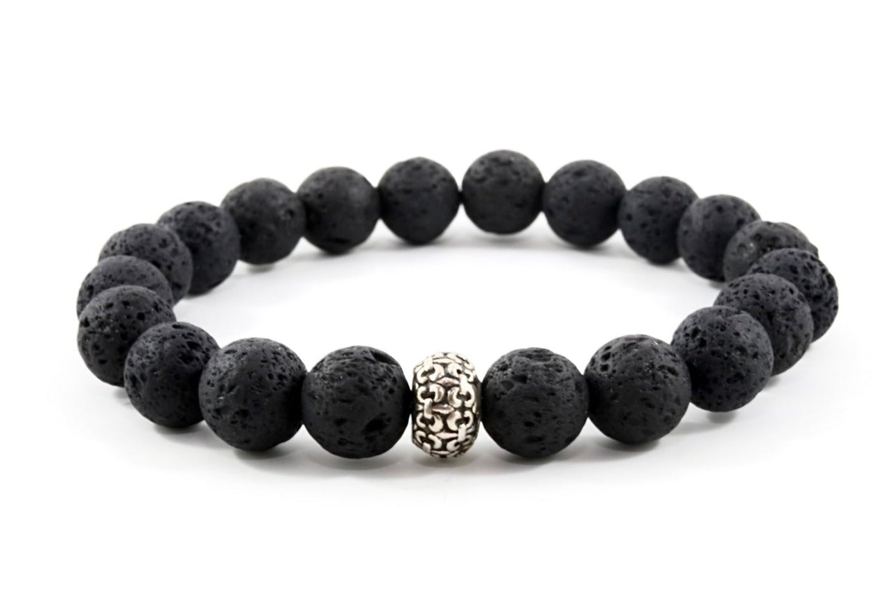 Men's Lava Rock Classic | Silver - 10mm