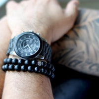 Men's Black Onyx Classic | Silver - 10mm