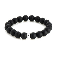 Men's Black Onyx Classic | Silver - 10mm