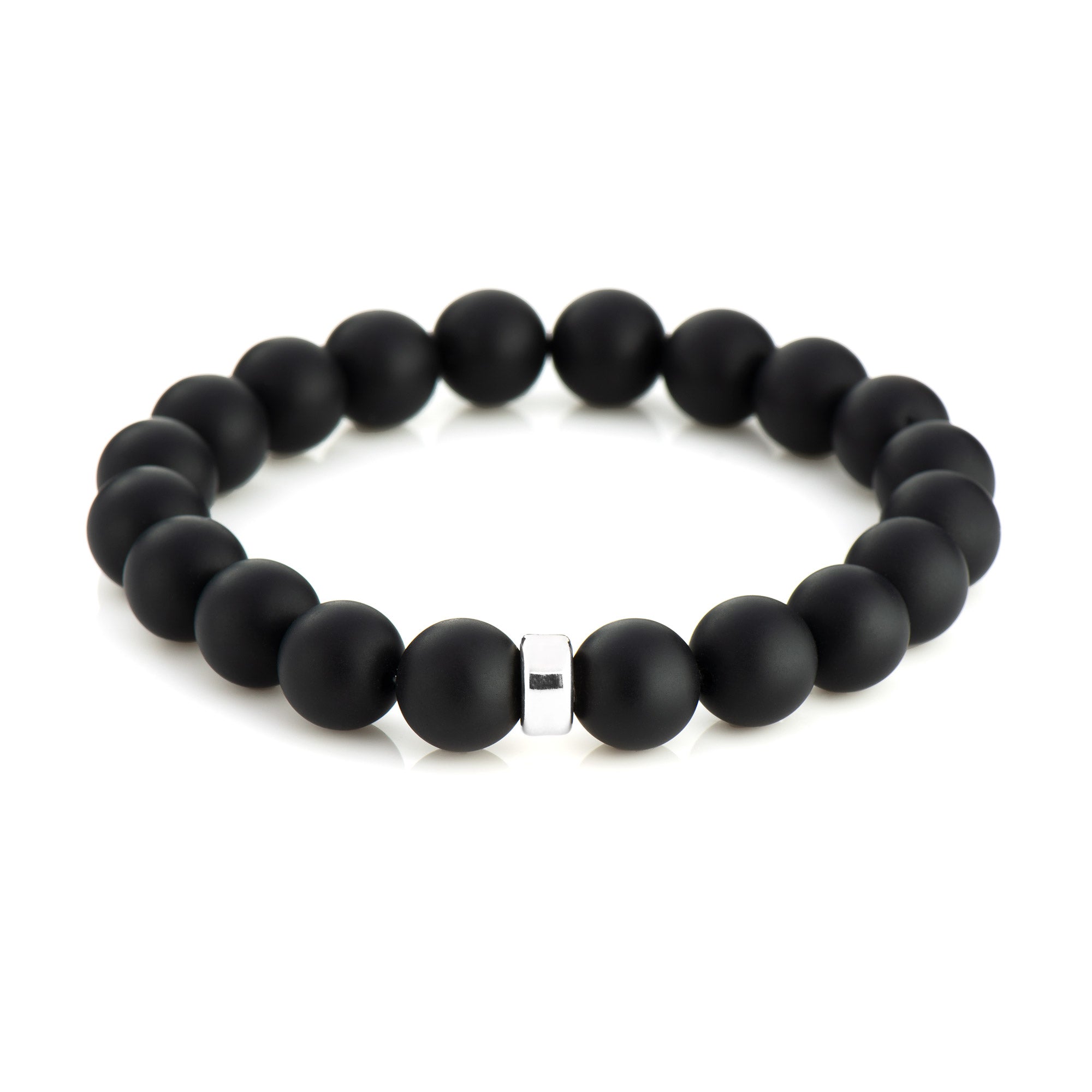 Men's Black Onyx Classic | Silver - 10mm