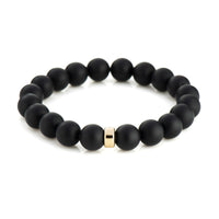 Black Onyx Classic | 10mm - Gold