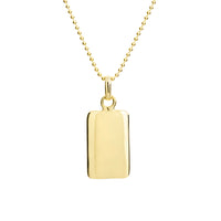 Dog Tag Mini | Gold