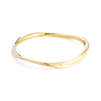 Valenica Wavy Bangle | Gold