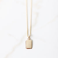 Dog Tag Mini | Gold