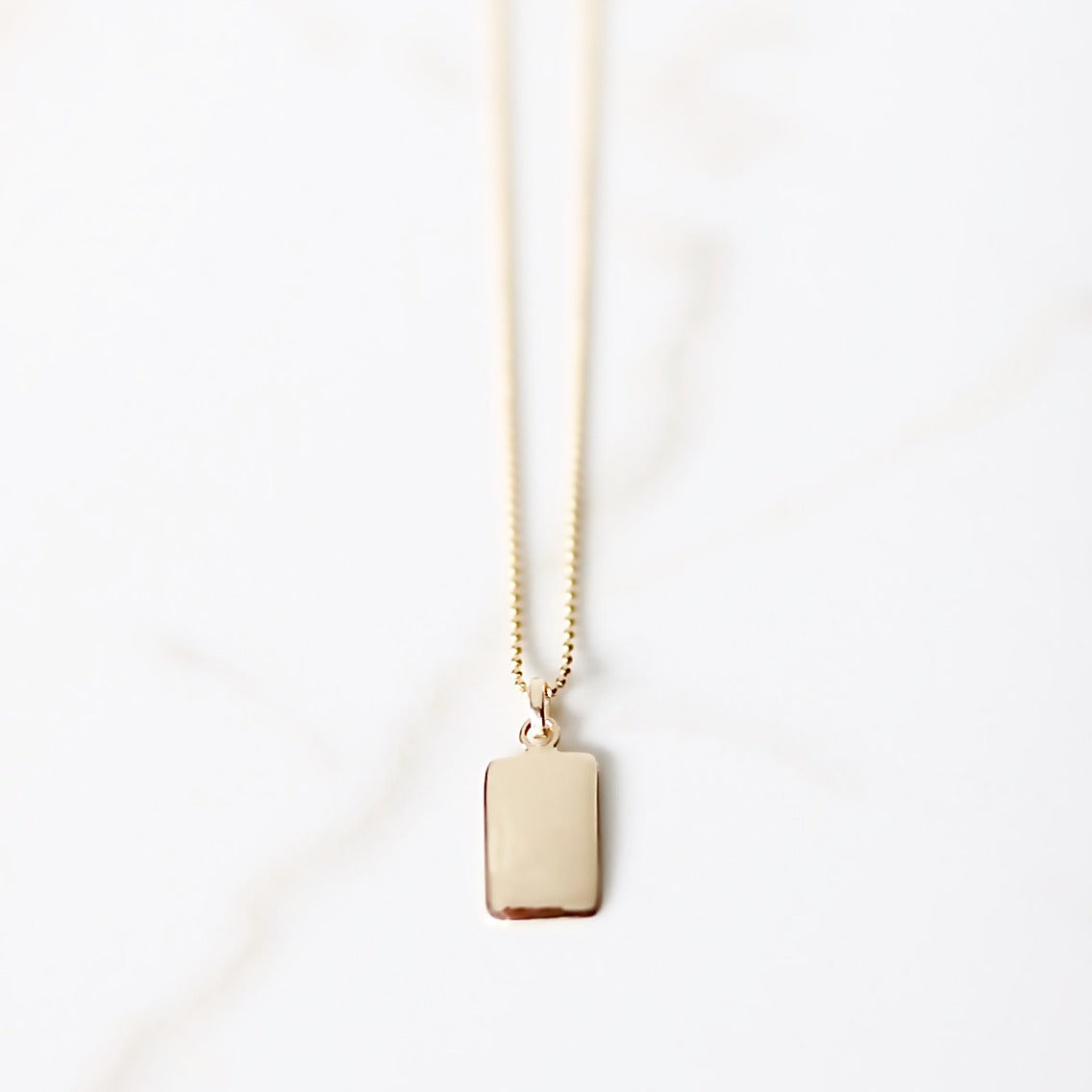 Dog Tag Mini | Gold