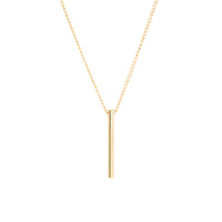 Matchstick Pendant | Gold