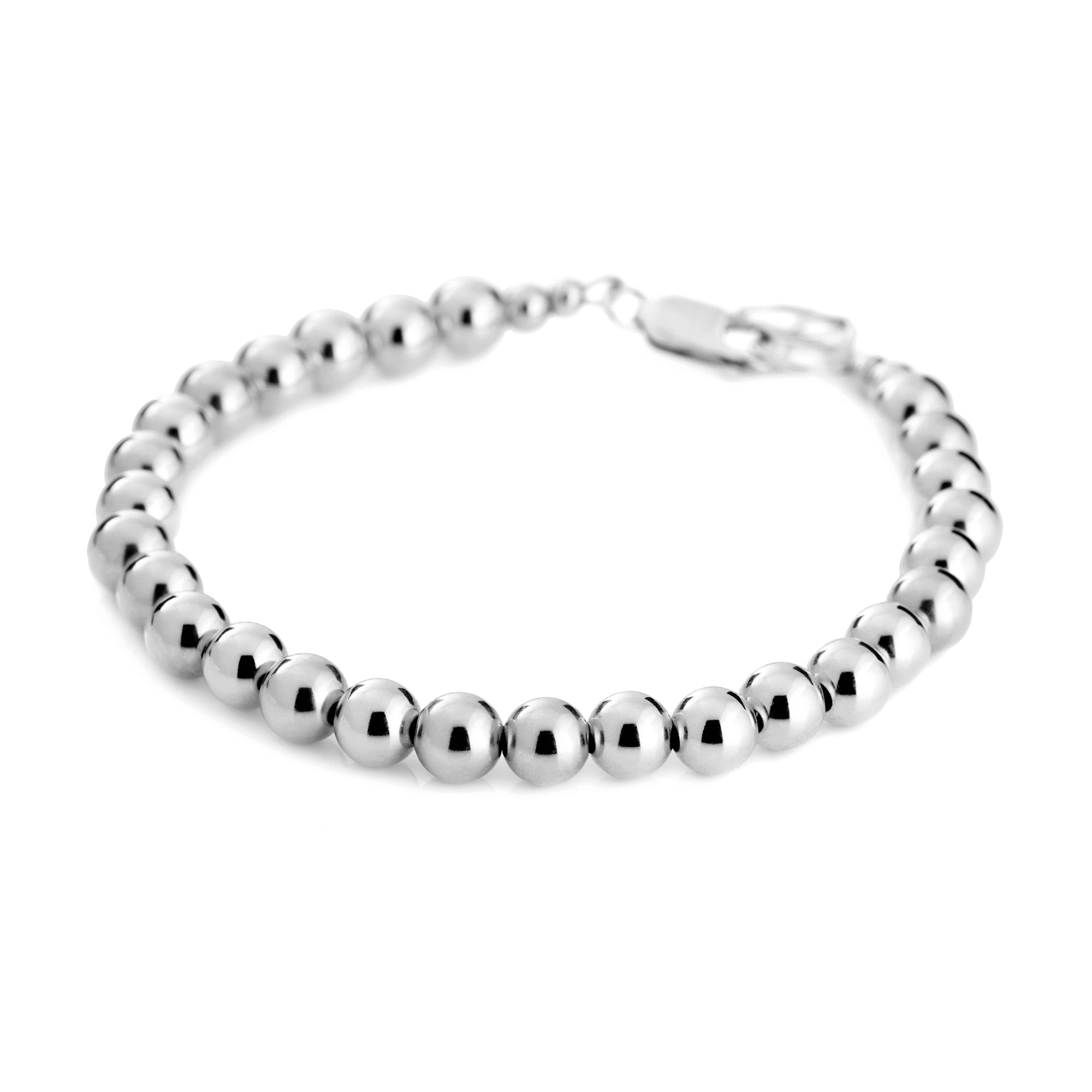 Ball Bracelet | 6mm - Silver