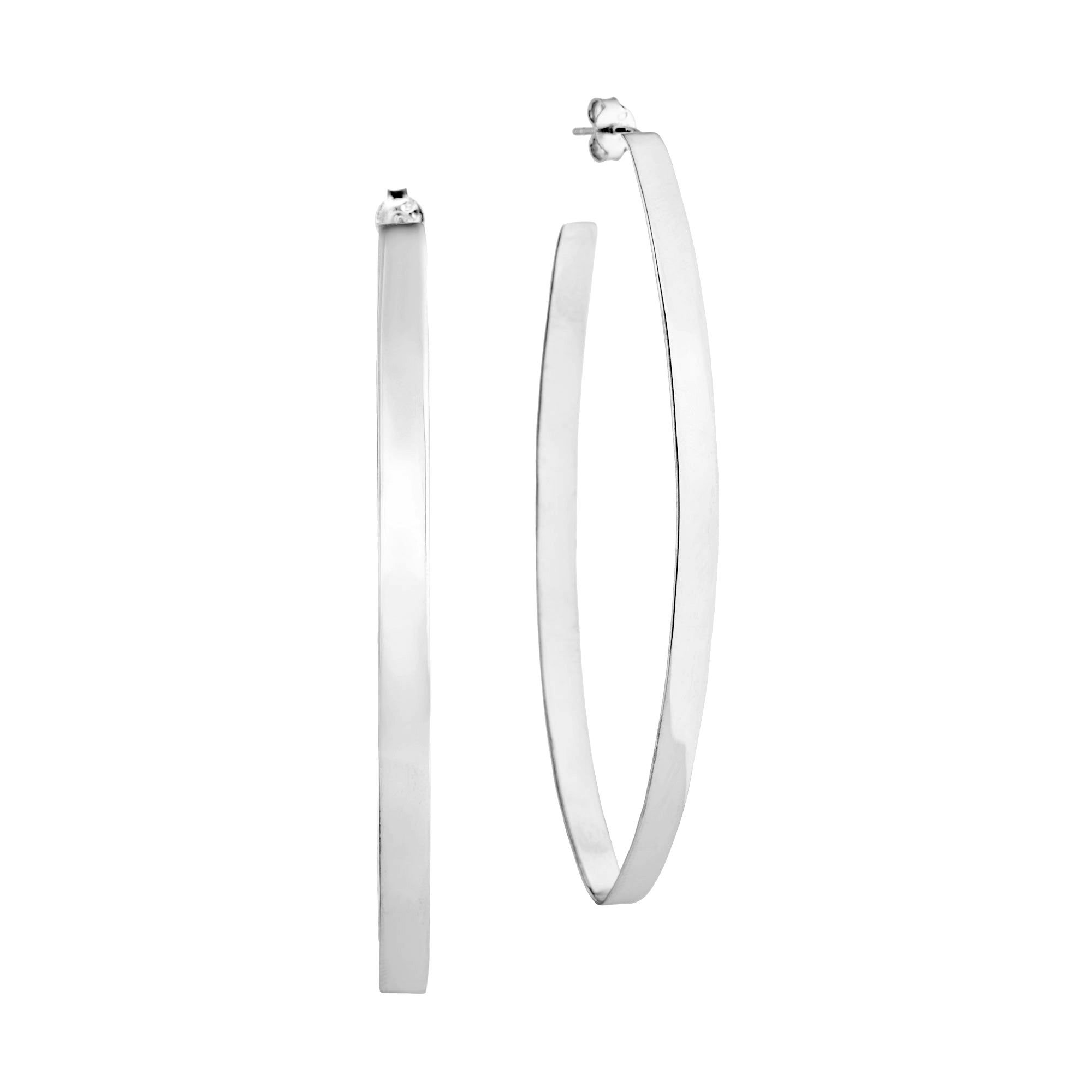 Skinny Dip Hoops | Silver