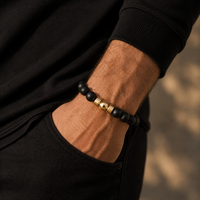 Men's Black Onyx Extra | Gold - 10mm