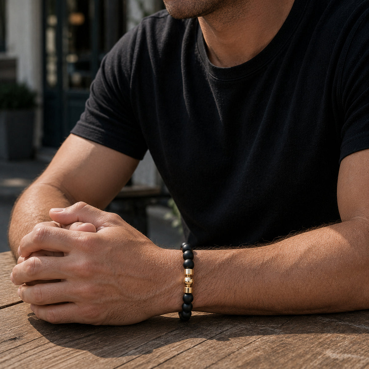 Men's Black Onyx Extra | Gold - 10mm