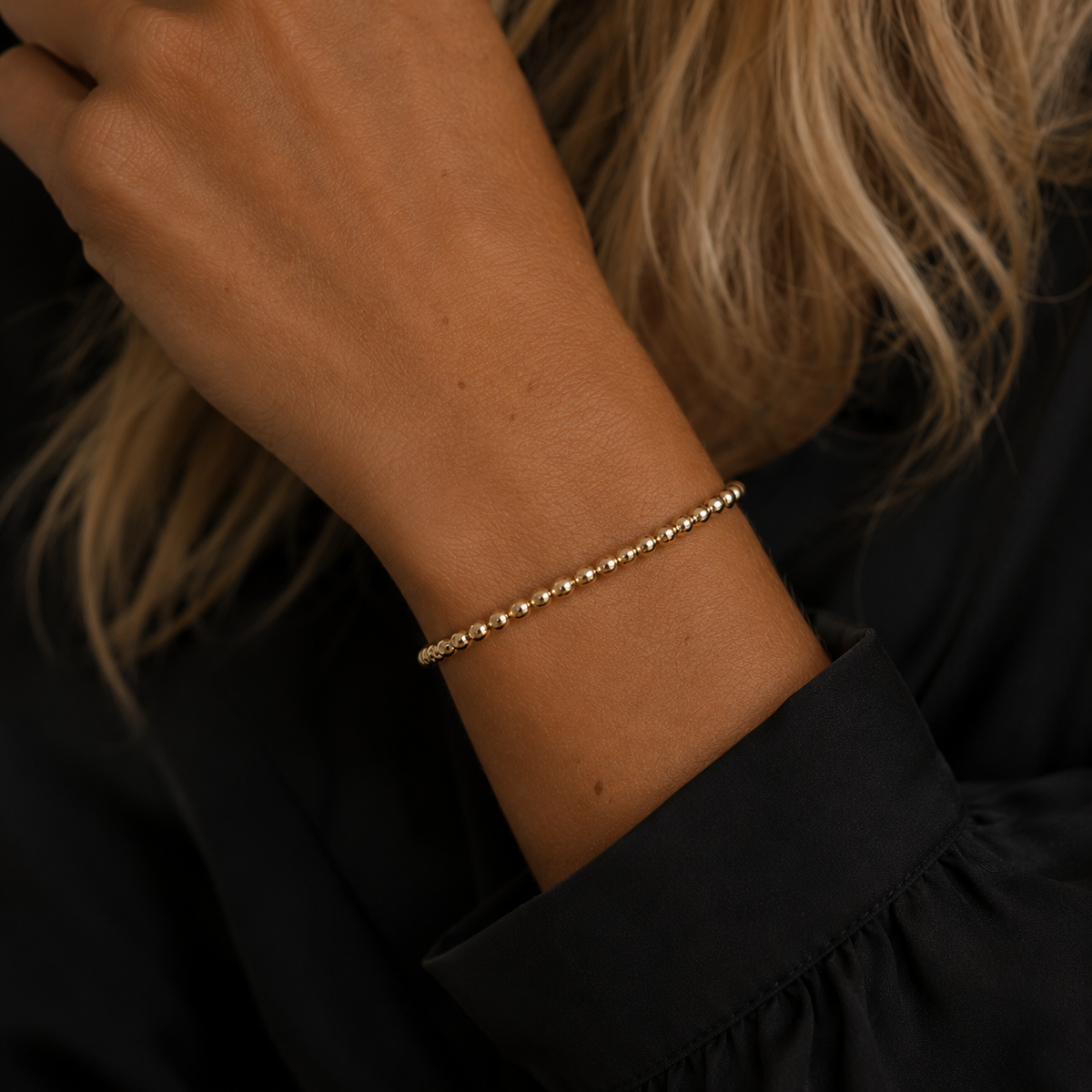 Ball Bracelet | 4mm - Gold