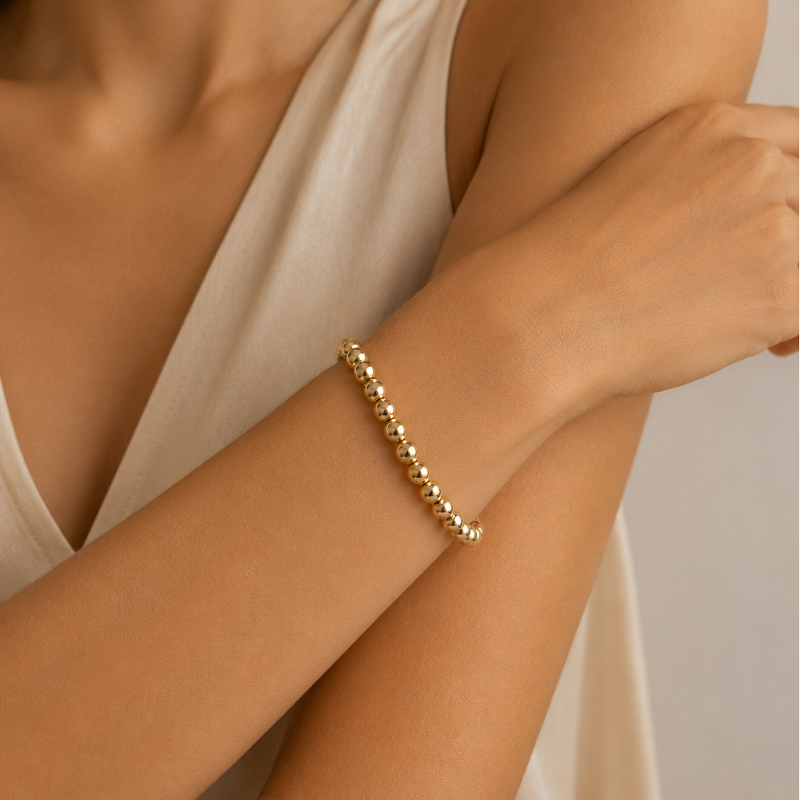 Ball Bracelet | 6mm - Gold
