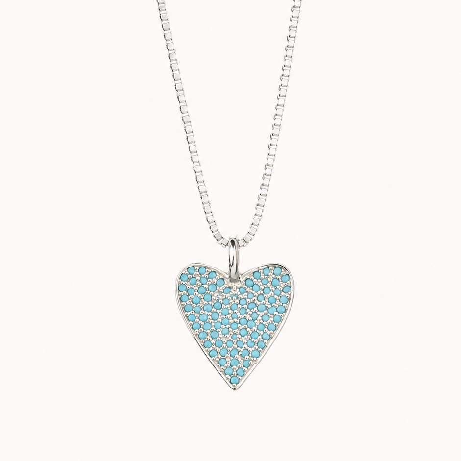 Brave Heart - Turquoise - Silver