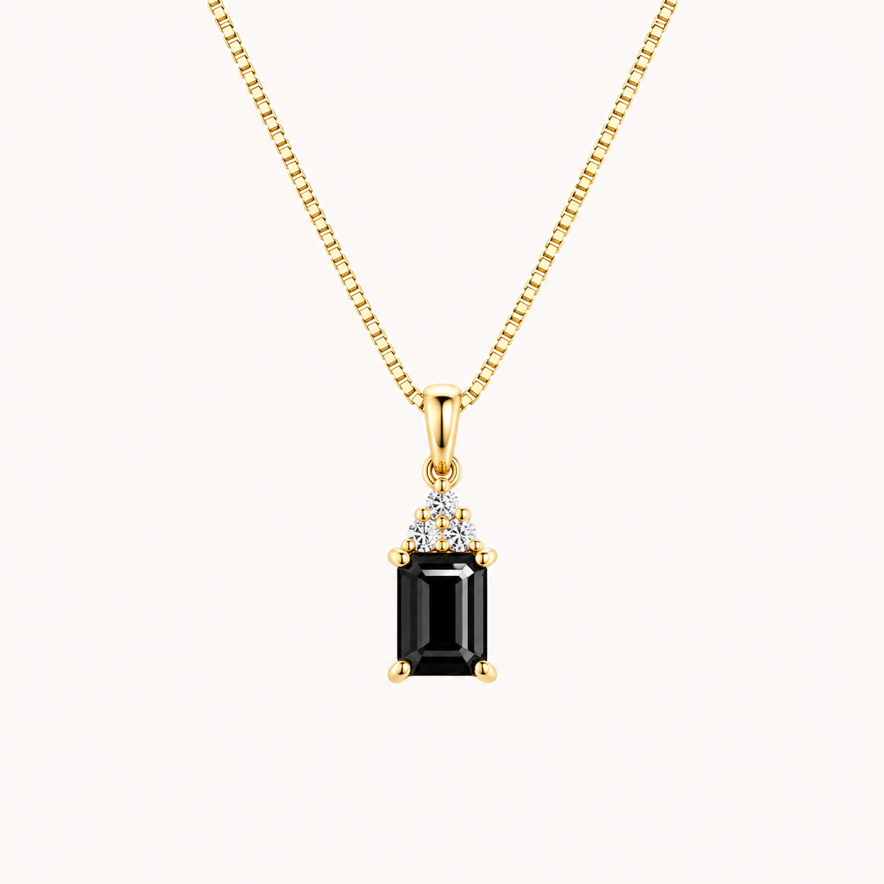 Flora Necklace - Black Onyx