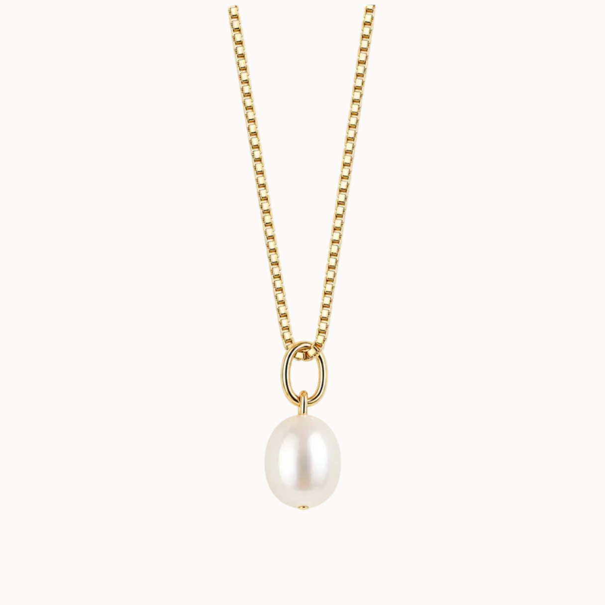 Petite Pearl Drop Necklace
