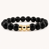 Men's Black Onyx Extra | Gold - 10mm