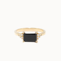 Lillya Petite Ring - Black Onyx