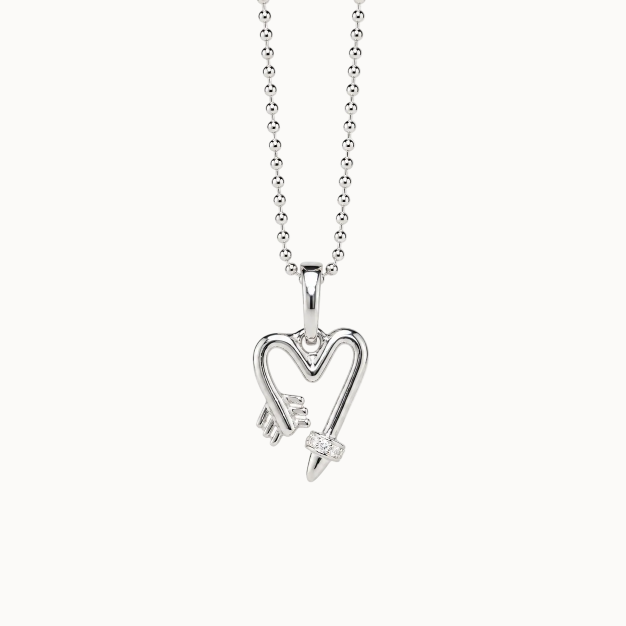 Heartemis Necklace - Silver