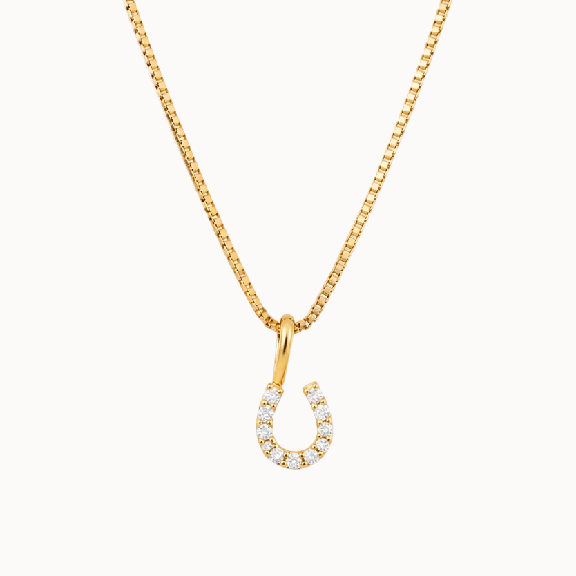 Petite Horseshoe - Gold