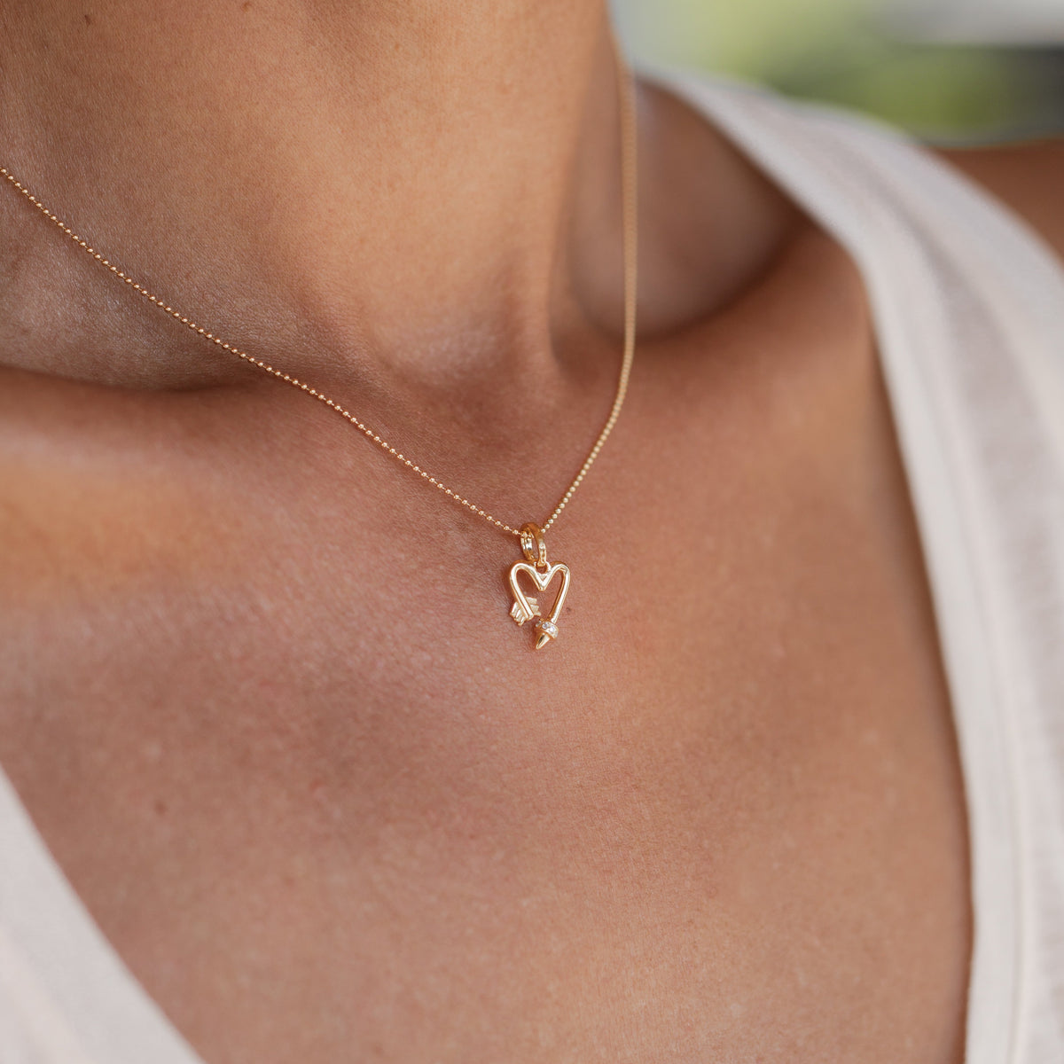 Heartemis Necklace - Silver