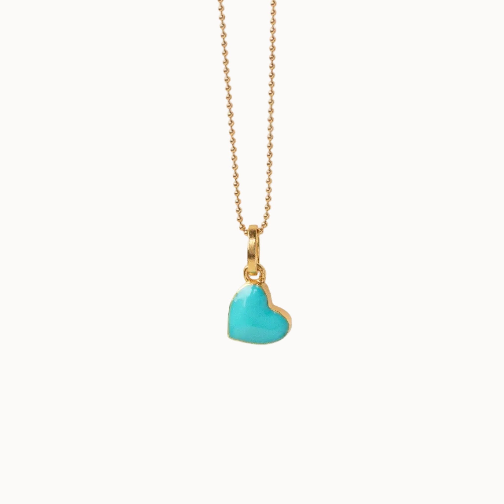 Enamelled Heart | Turquoise