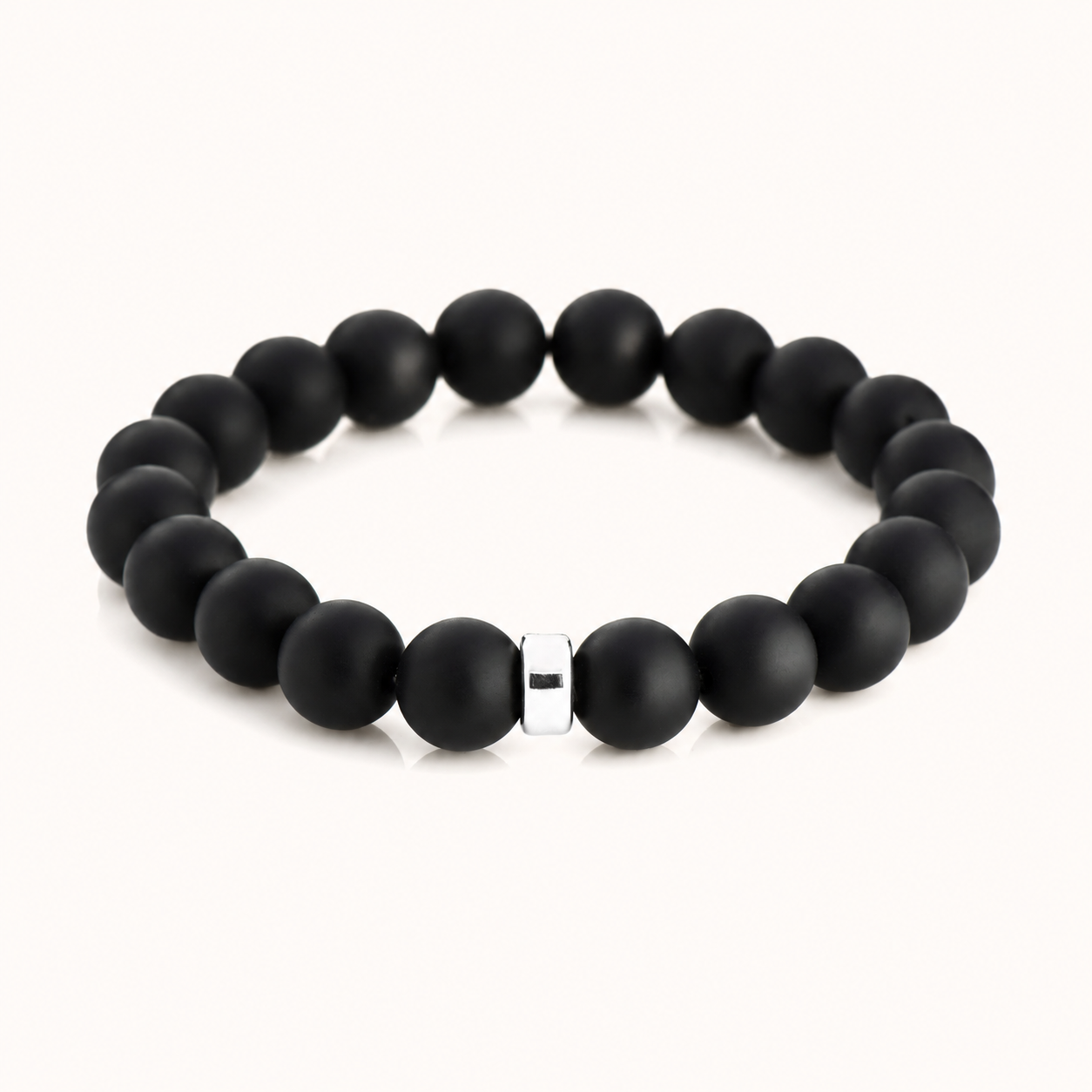 Men's Black Onyx Classic | Silver - 10mm