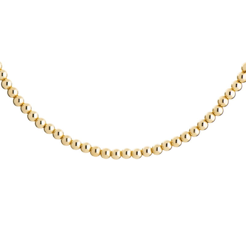 Ball Necklace | 4mm - Gold