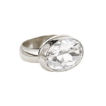 Large Oval Ring | Silver