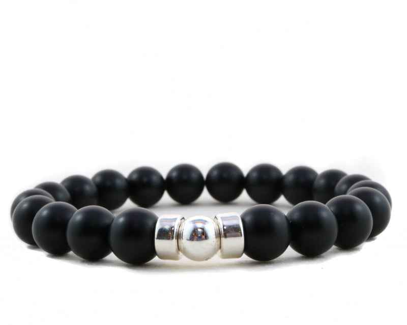 Black Onyx Extra | 10mm - Silver