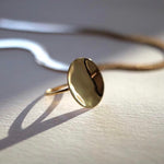 Wavy Disc Ring | Gold