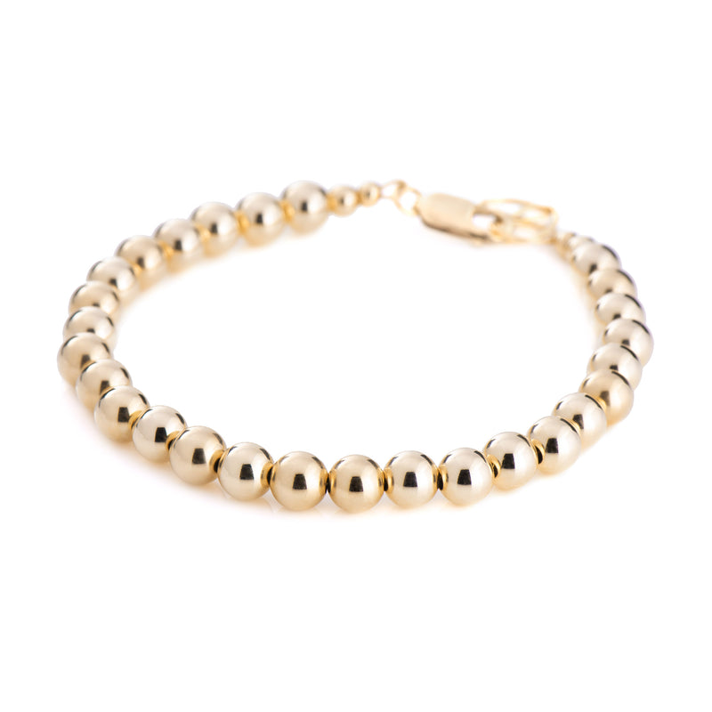 Ball Bracelet | 6mm - Gold