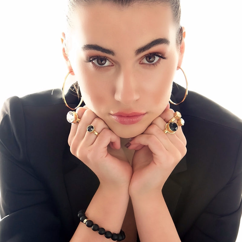Black Onyx Classic | 10mm - Gold